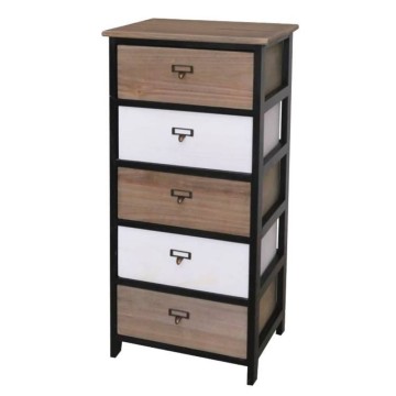 Komoda 5 predalov Industrija 40x29x90 h B94945582