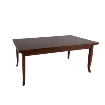 Pravokotna raztegljiva miza Verona 140x80 iz orehovine
