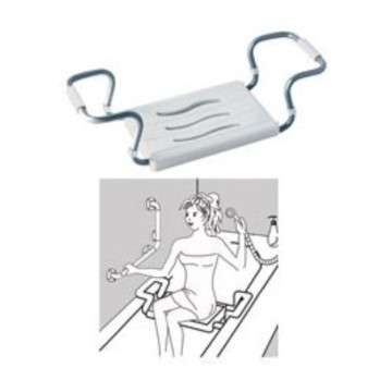Sedile estensibile bianco per vasca KV03 capacità di carico 150 kg