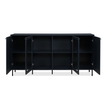 Modra mornarica kredenca 4 vrata Caracas51A 180X40X90H