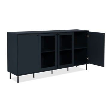 Modra mornarica kredenca 4 vrata Caracas51A 180X40X90H