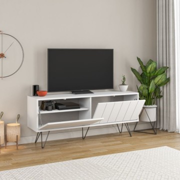Belo TV stojalo z dvema vratoma Piccadilly 139x36x57