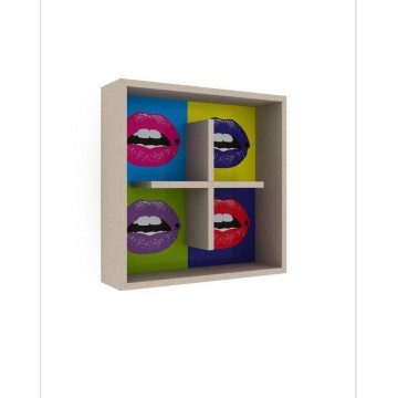 Kiss viseča knjižna omara 60x60x16 RF140101