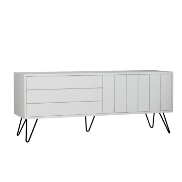 Belo TV stojalo z dvema vratoma Piccadilly 139x36x57