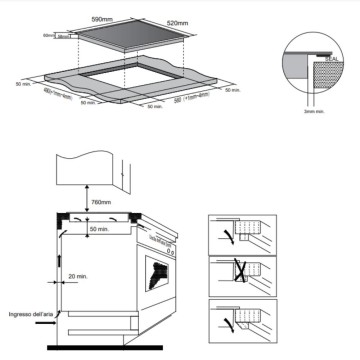 Indukcijska plošča 60 cm MKHI64EBK Master Kitchen