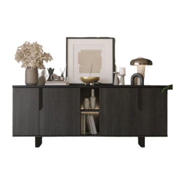 Bivak 4 vrata palisander črna Zaira 205x49x83h