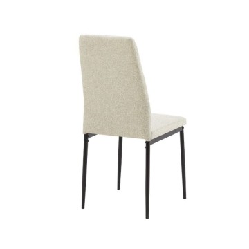 Adara bež tkanina jedilni stol 63,5x44x89h