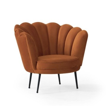 Rust velvet shell fotelj milano09 Orel