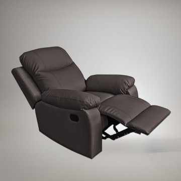 Recliner Chicago fotelj iz tkanine Houston87 siva