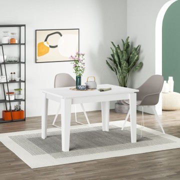 Raztegljiva miza Megaron bela 120x80 cm