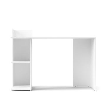 Bela pisalna miza s stranskimi policami Paco1 120x51,6x87,5H