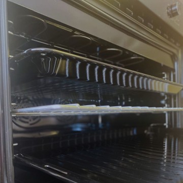 Maxi pečica 90 cm prostornina 100 litrov črna barva - Samet Apollo