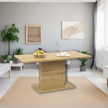 Follow162 hrastova pravokotna miza 160x80x76h
