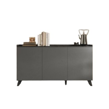 Polan kredenca 3 vrata skrilavec svinec 181x42x99h