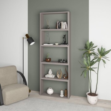 Wish dove grey 72x22x200h raztegljiva vogalna knjižna omara