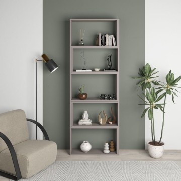 Wish dove grey 72x22x200h raztegljiva vogalna knjižna omara