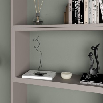 Wish dove grey 72x22x200h raztegljiva vogalna knjižna omara