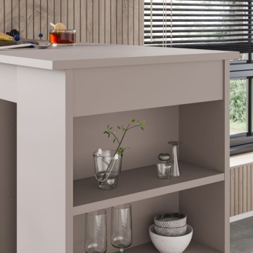 Kuhinjski polotok Dove Grey Swallow