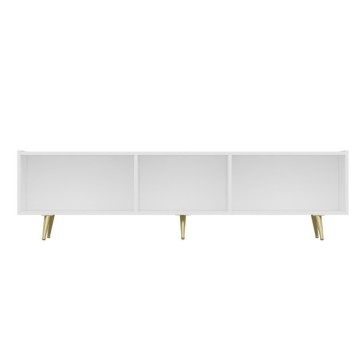 TV omarica 3 vrata bela Jose zlati detajli 180x42x50h