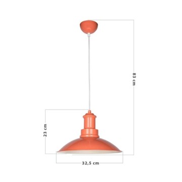 Oranžna viseča svetilka Tran ASZ0917