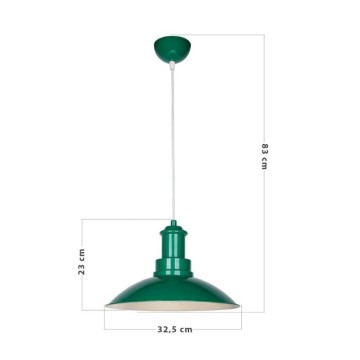 Obesna svetilka Tran Green ASZ0918