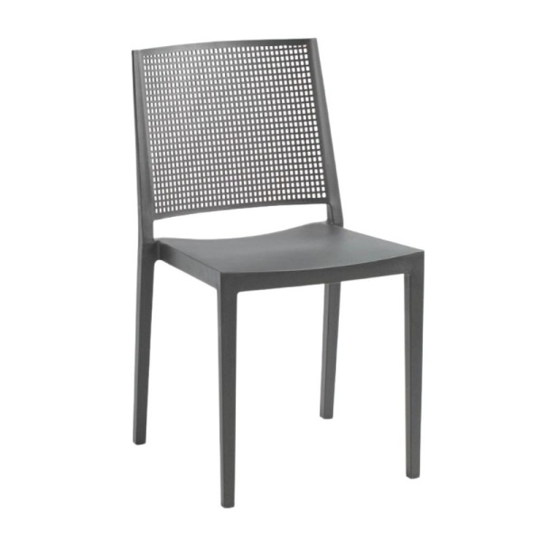 Sedia Grid polipropilene grigio Sedia Grid polipropilene grigio