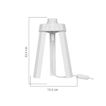 Namizna svetilka stativ les bela Piko MDL4768 22,5H