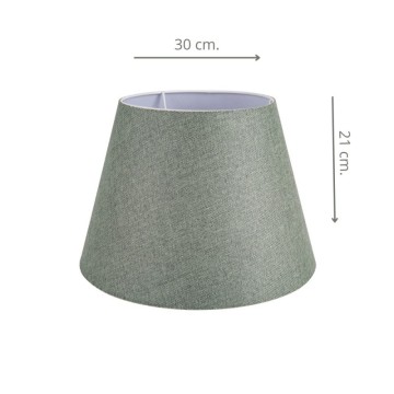 Abažur iz zelene tkanine, stožec Tripod MDL2638
