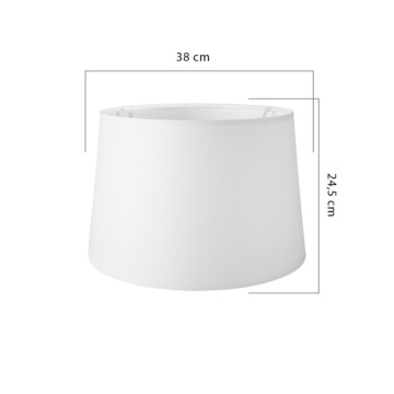 Abažur iz črne tkanine Deco MDL3566