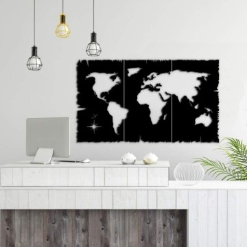 Okrasni okvir world black 125x73 cm MT1924241