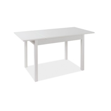 Pravokotna raztegljiva miza Florence 120x80 Ash white
