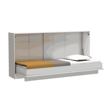 Life enojna postelja na kolesih bela 215x38x108H