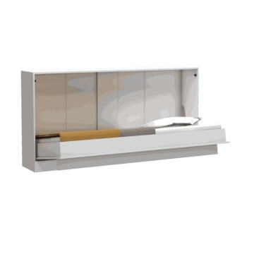 Life enojna postelja na kolesih bela 215x38x108H