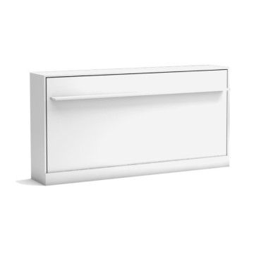 Life enojna postelja na kolesih bela 215x38x108H