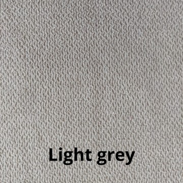 Ascoli 102x195x105H svetlo siva enojna postelja iz tkanine