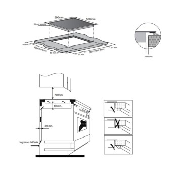 4-conska indukcijska plošča Master Kitchen MKHI604BK