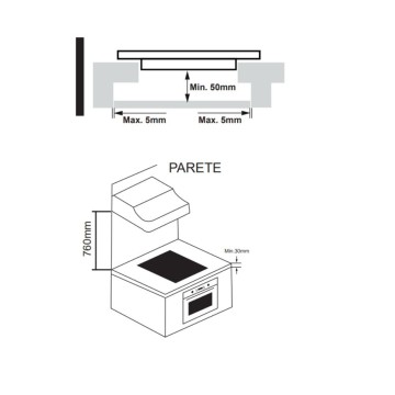 4-conska indukcijska plošča Master Kitchen MKHI604BK