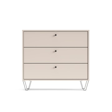ALDO3 Komoda s tremi predali iz cashemere 83,6x40x75,2H