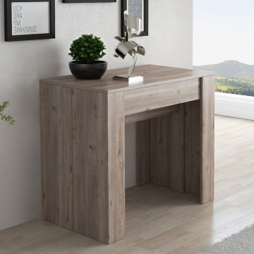 Razširjena konzolna mizica nelson hrast barva Luka 90x51,6x76,6H