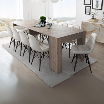 Razširjena konzolna mizica nelson hrast barva Luka 90x51,6x76,6H