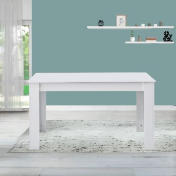 Raztegljiva pravokotna miza bela Tony 140x90x78H