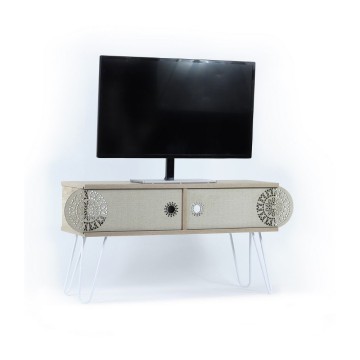 Hrastovo TV stojalo Ilia 106x30x48H MT190122