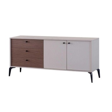Bivak 2 vrati in 3 predali Piedra barva bež in kaplan 173.3x45x79H