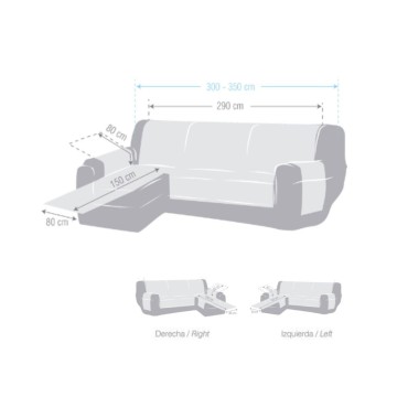Valeria desni polotok slipcover siva 290