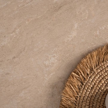 Razširjena pravokotna miza Houston80B peščena in bela 120x80x75H