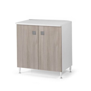 Kuhinjski podstavek pod pomivalno korito v barvi jelke 80x50x87H MONtiran