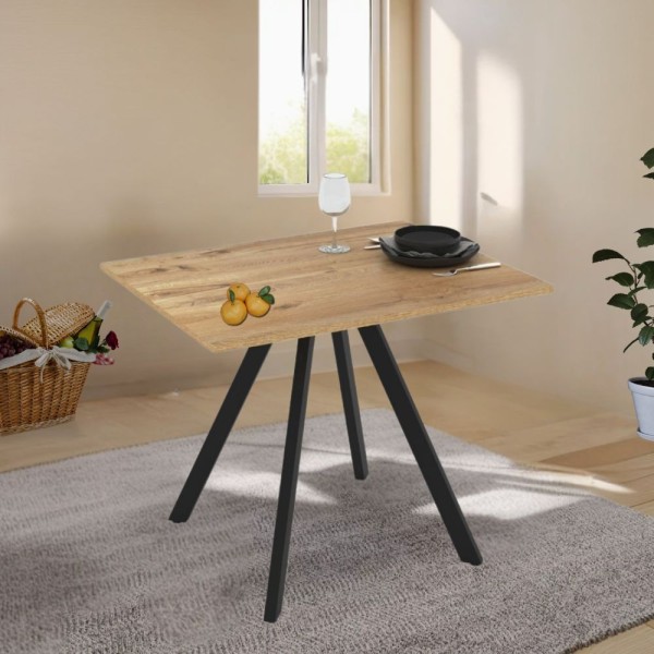 Lucasova pravokotna mizica iz hrastovega lesa: Eleganca in slog 90x70x75H Lucasova pravokotna mizica iz hrastovega lesa: Eleganca in slog 90x70x75H