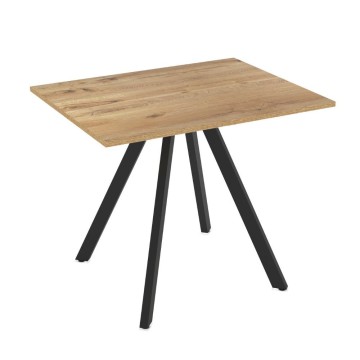 Lucasova pravokotna mizica iz hrastovega lesa: Eleganca in slog 90x70x75H