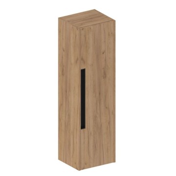 Modularni stenski kopalniški stolpec v barvi medenega hrasta 35x30x120H