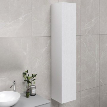 Bela stenska enota za kopalnico 30x32x180 z vrati: eleganca in funkcionalnost za vsak prostor